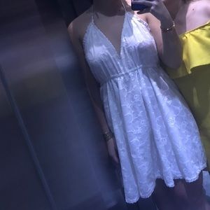 White Zara Halter Dress